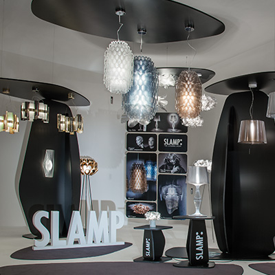 Das Design von Slamp bei der Stockholm Furniture and Light Fair, der größten Messe für Möbel und Beleuchtung Skandinaviens