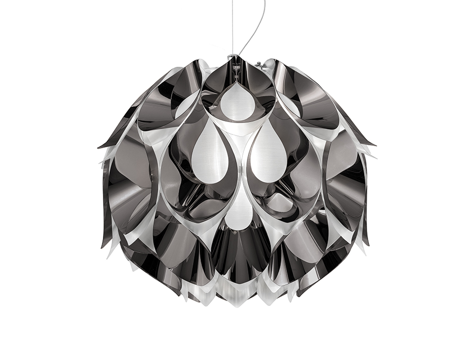 Flora Gold, Silver, Copper and Pewter - Suspension Lamps - colour: Pewter