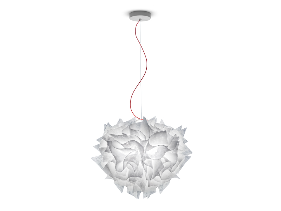 Veli Couture Suspension - Suspension Lamps - colour: texturized white